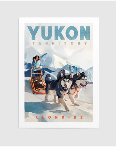 Olive et Oriel - Yukon Poster by The Whiskey Ginger Art Print