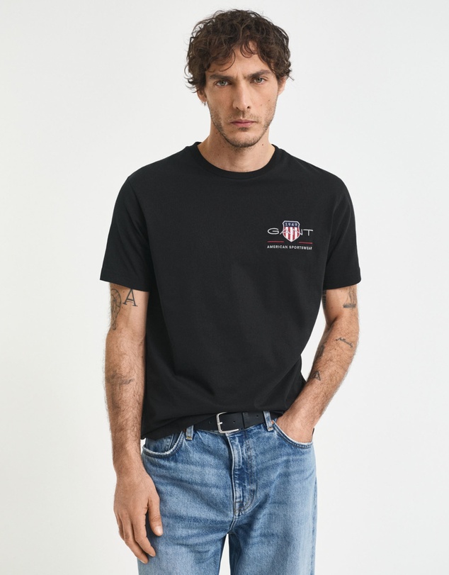 Gant - Embroidered Archive Shield T-Shirt