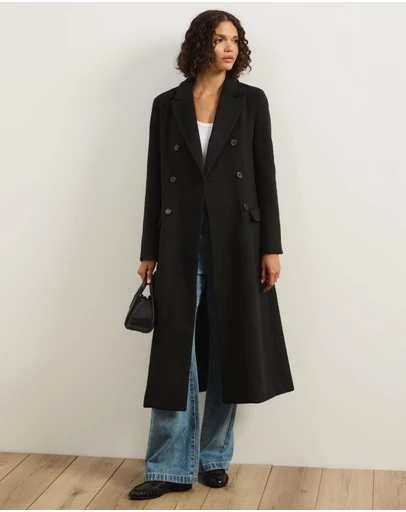 Atmos&Here - Rhiannon Wool Blend Tailored Coat