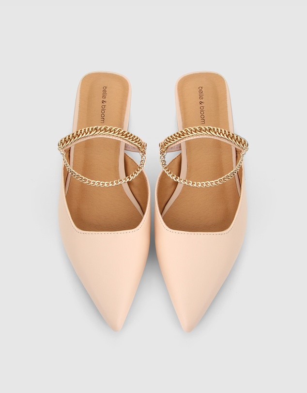Belle & Bloom - On The Go Leather Flat