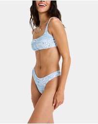 Roxy - Womens Wave Cheeky Bikini Bottom