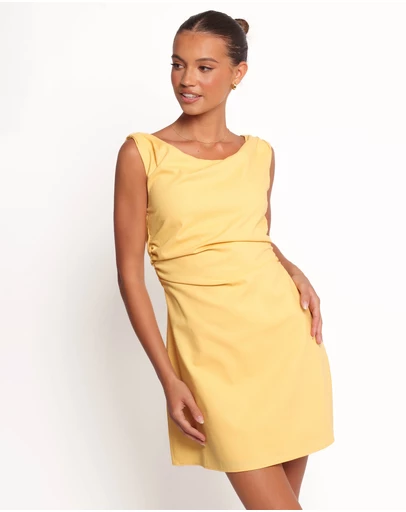 Petal & Pup - Cielo Mini Dress - Butter Yellow