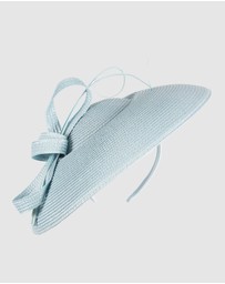 Max Alexander - Saucer Blue Racing Fascinator Hat