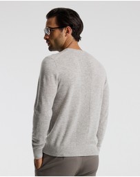 Calibre - Ultra Fine Merino Wool Sweater Silver
