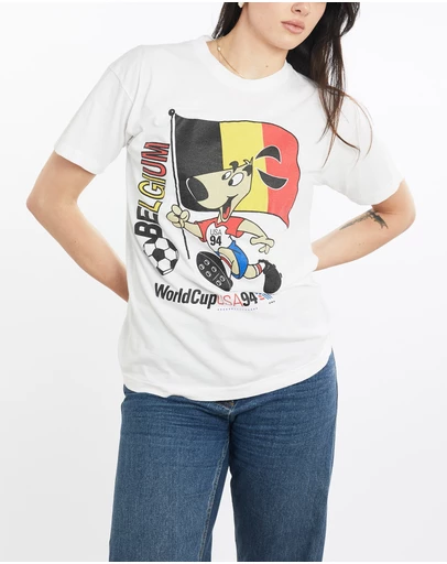 Vintage by The Real Deal - Pre Loved - Vintage 1994 USA FIFA World Cup Belgium Team Tee