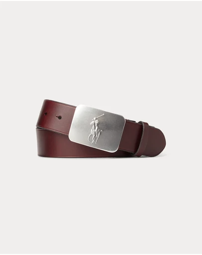 Polo Ralph Lauren - Pony-Plaque Leather Belt