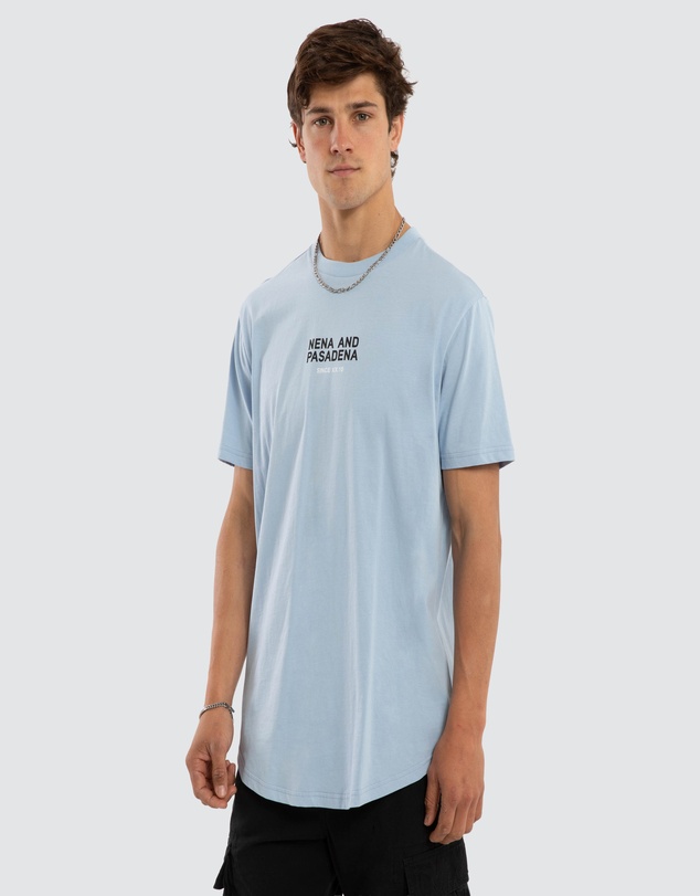 Nena & Pasadena - Linear Dual Curved Tee