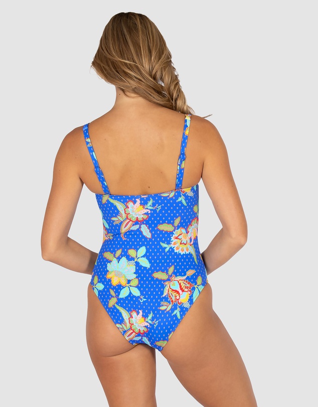 Baku Swimwear - Spice Temple Square Neck One Piece Swimsuit