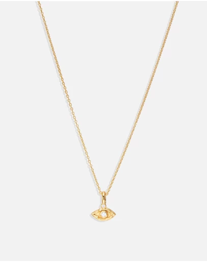 By Charlotte - Gold I Am Protected Necklace