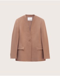 IDA+S - Sienna Wool Collarless Suit Jacket