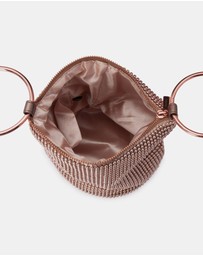 Olga Berg - Bianca Ball Mesh Handle Bag