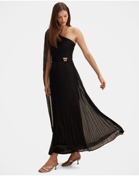 Forever New - Samara One Shoulder Plisse Maxi Dress