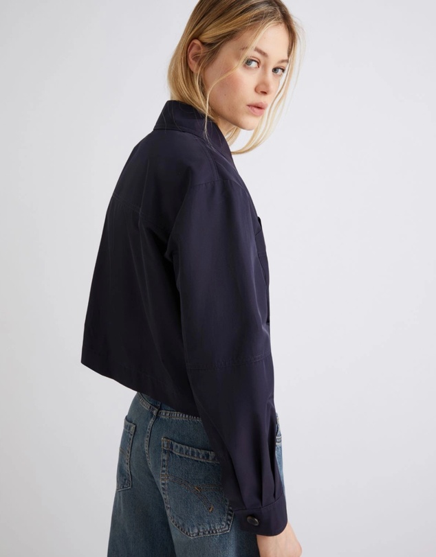 Marella - Cropped Button Up Jacket