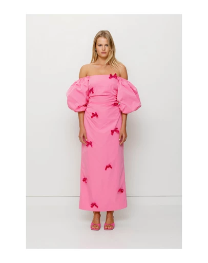 The Wolf Gang - Amar Midi Dress - Candy
