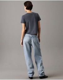 Calvin Klein Jeans - Slim Washed Logo Baby Tee
