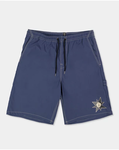 Volcom - Boys 8 to 16 Disturb Elastic Waist Shorts
