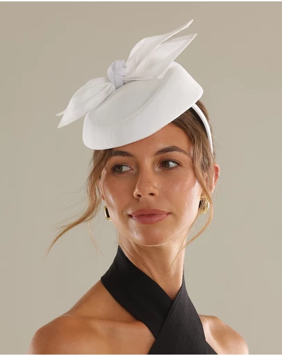 Morgan & Taylor - Florence Fascinator in White