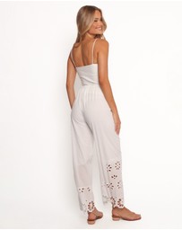 Petal & Pup - Lola Cut Out Detail Pants - White