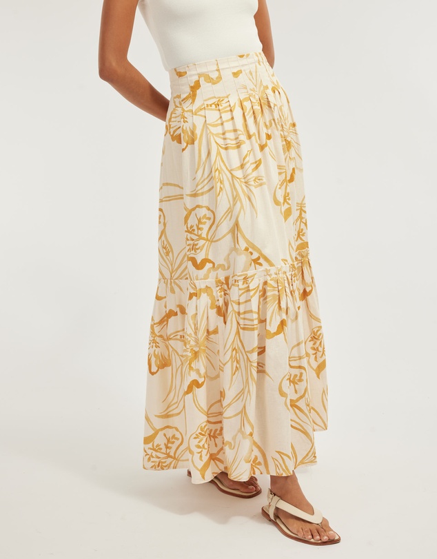 Amelius - Rosemallow Pleated Skirt