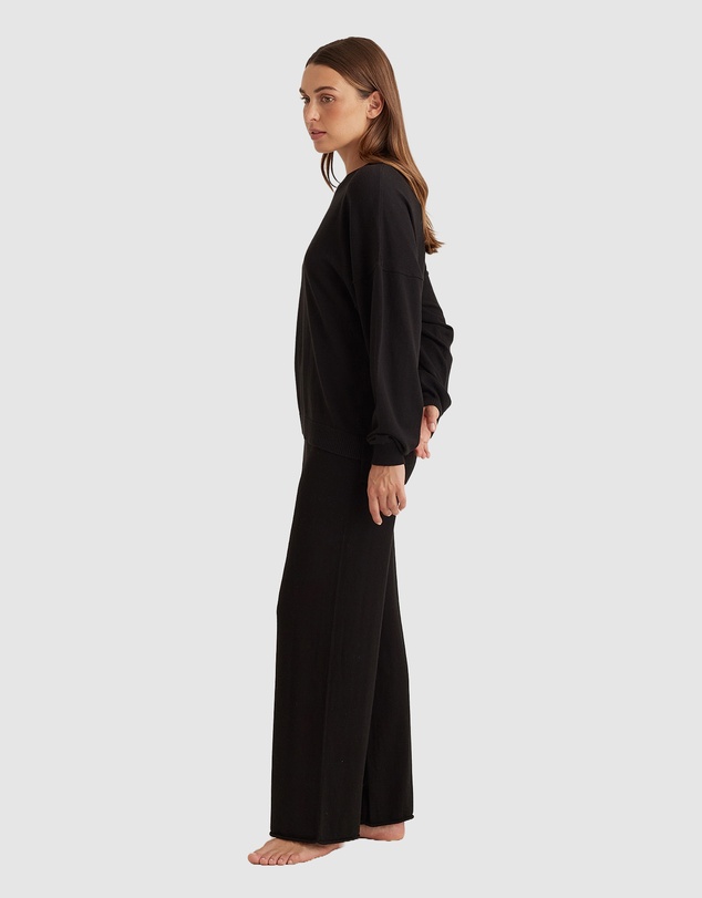 Papinelle - Cotton Cashmere Straight Leg Pant