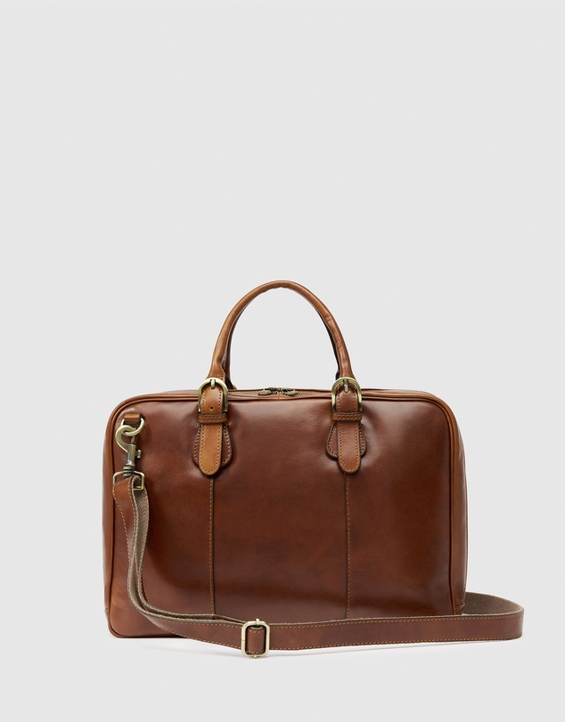 Republic of Florence - The Madrid Matt Brown Briefcase