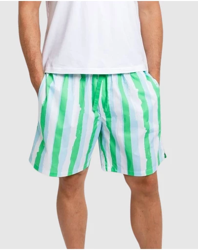 Sant And Abel - Men's Drawbertson Wild Stripes Sleep Shorts