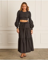 Heaven Australia - Ink Tia Maxi Skirt