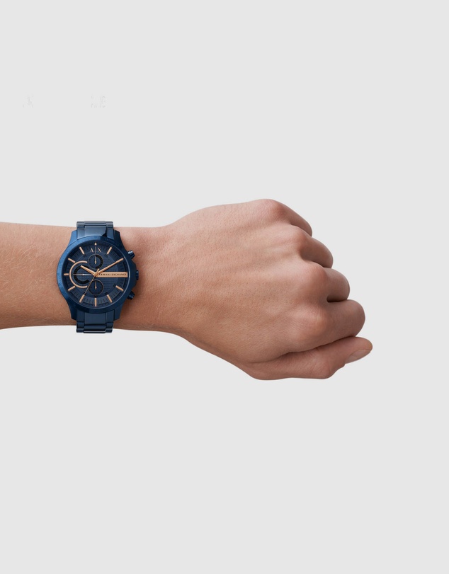Armani Exchange - Blue Chronograph Watch