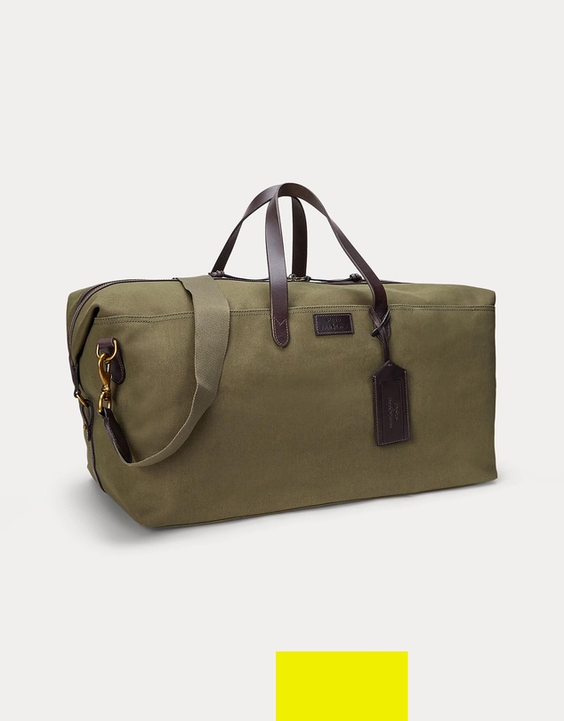 Polo Ralph Lauren - Leather-Trim Canvas Duffel