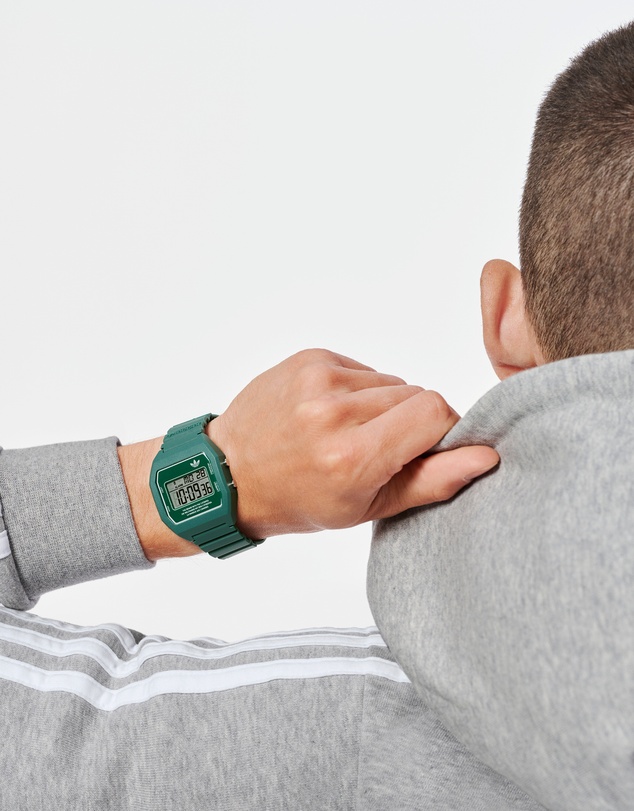 adidas Originals - Digital Two Green Resin Watch