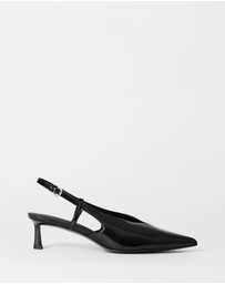 & Other Stories - Classic Leather Slingback Pumps