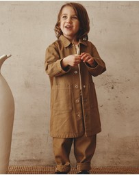Alfred - Arthur Long Worker Jacket I Khaki