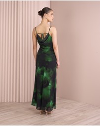 Azzurielle - Ursule Cowl Neck Dress