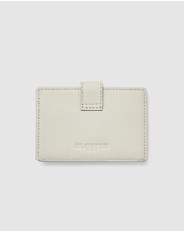 Globite - Leather RFID Card Holder Snap Button