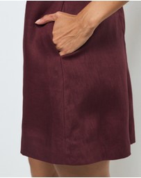 AERE - Haisley Linen Mini Dress