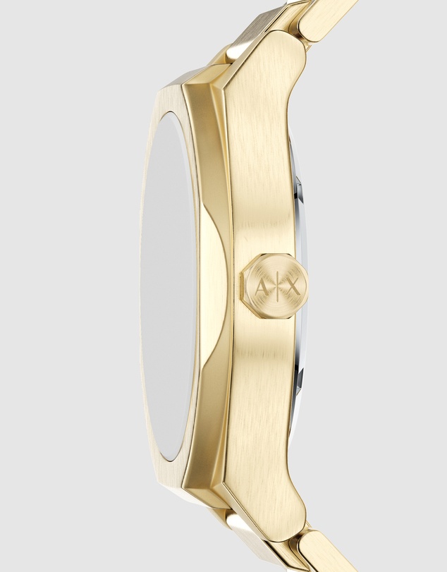 Armani Exchange - Gold Tone Chronograph Watch