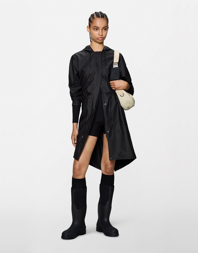 RAINS - String Women's Parka Black