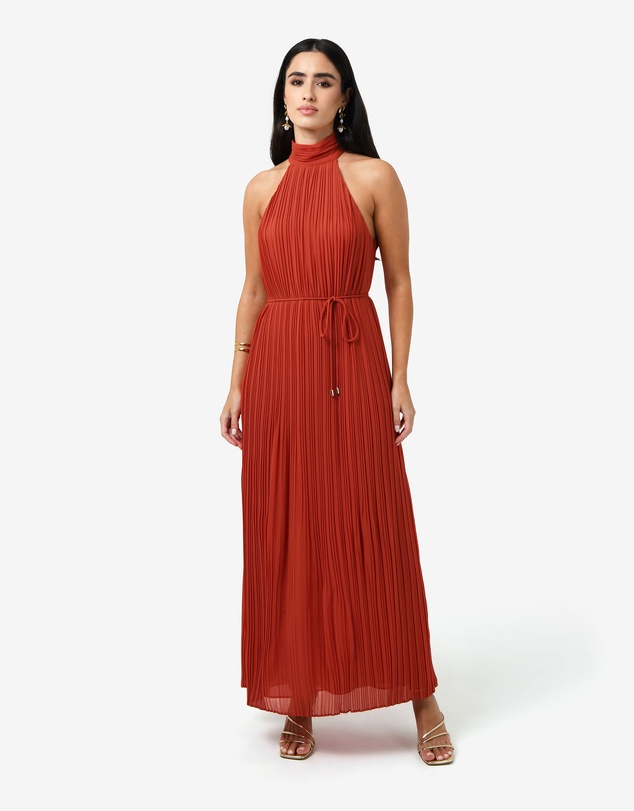 Forcast - Shelly Chiffon Pleated Dress