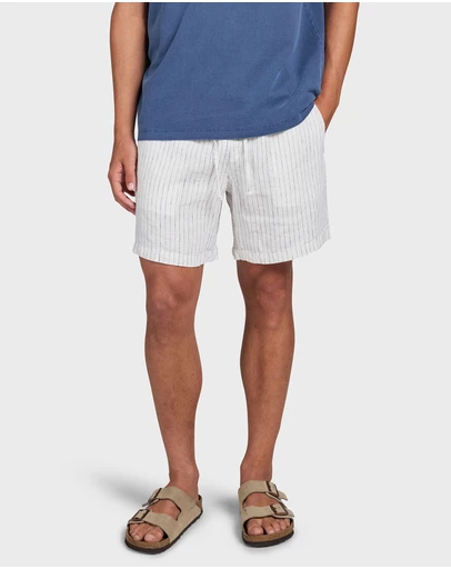 Academy Brand - Stripe Riviera Linen Short