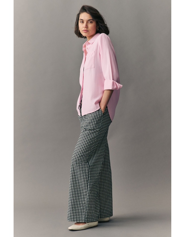 NEXT - Relaxed 100% Cotton Button Down Long Sleeve Shirt