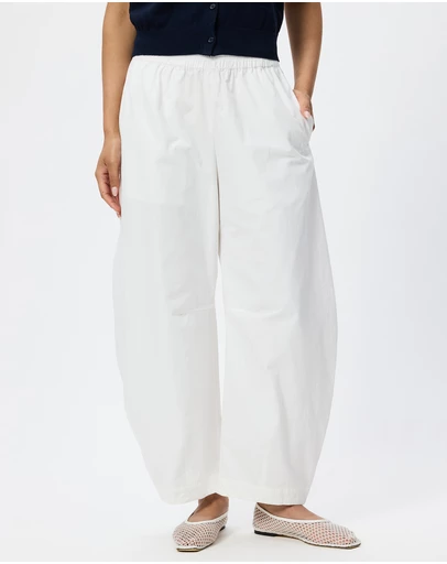 White By FTL - Terra Barrel Pants