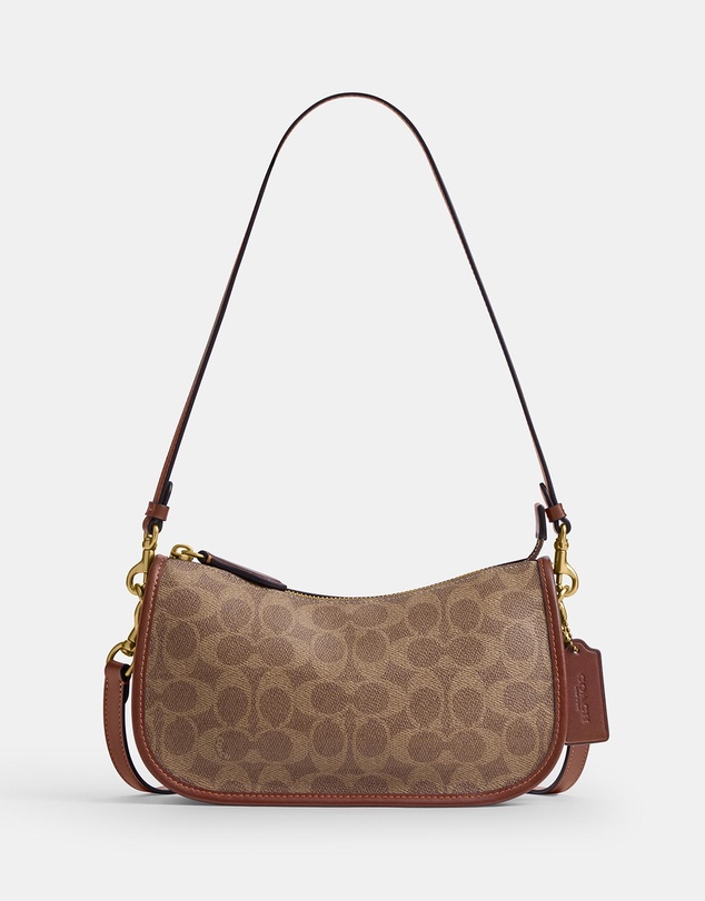 Coach - Coated Canvas Signature Waverly Bag