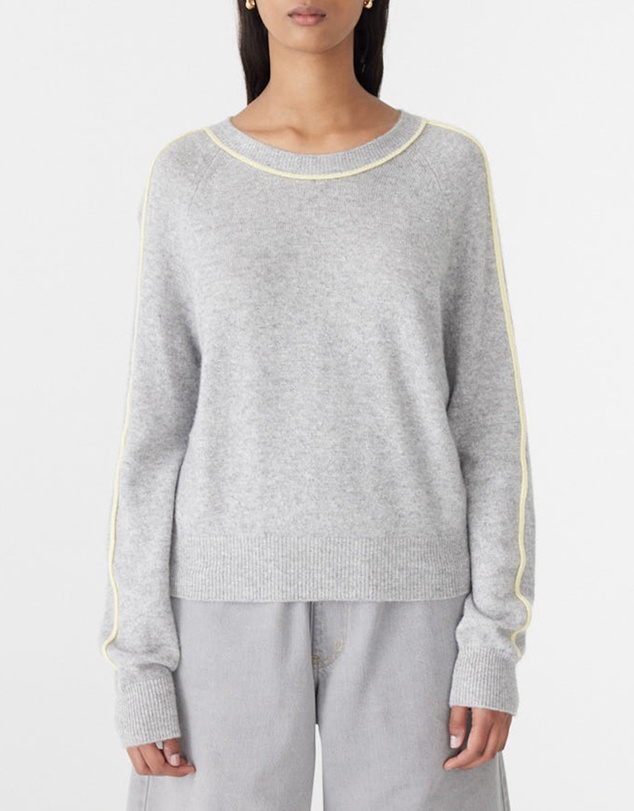 Bassike - Classic Stripe Detail Knit