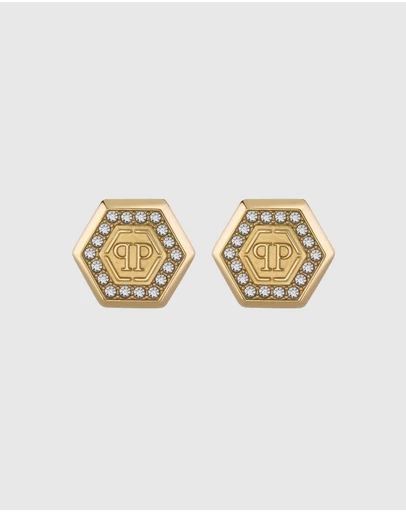 Philipp Plein - PLEIN LEGACY Gold-Tone Earrings