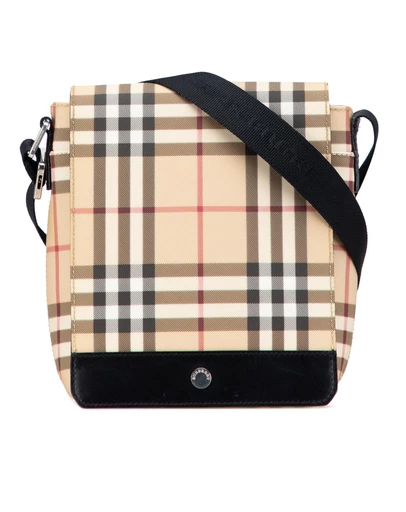 Pre-Loved by Azura Reborn - Pre-Loved House Check Canvas Flap Crossbody