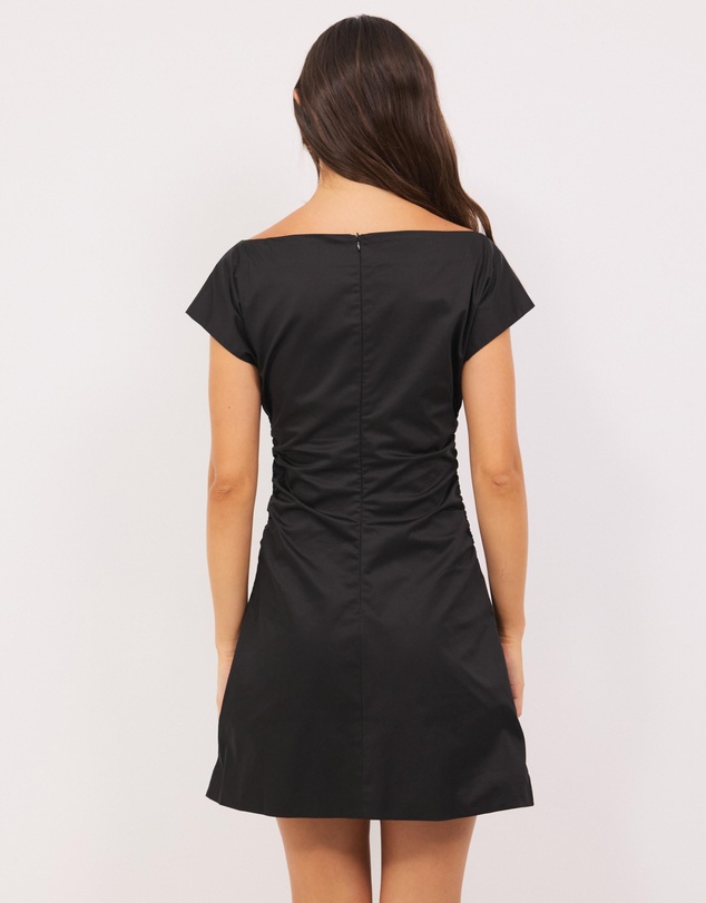 Calli - Lindez Gathered Mini Dress