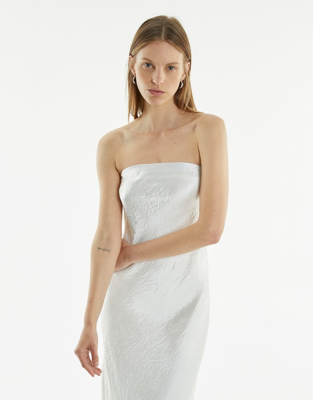 Third Form - Crush Bias Strapless Dress