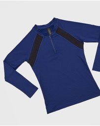 Aqua Blu Kids - Building Blocks Long Sleeve Rash Vest - Teen