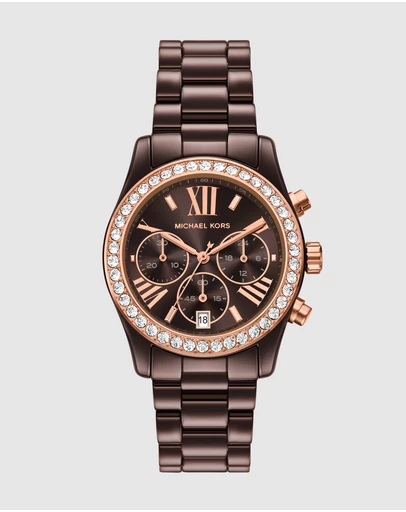 Michael Kors - Lexington Brown Chronograph Watch