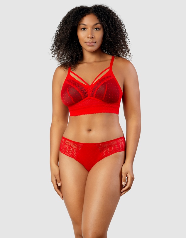 Parfait - Mia Sheer Mesh & Lace Hipster Brief